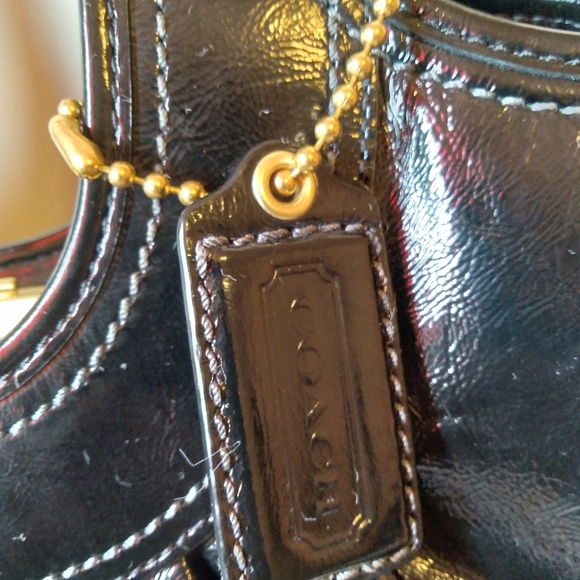 Coach Patent Leather Satchel - Picture 2 of 9